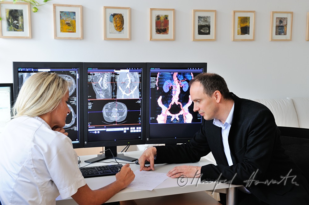 radiologist chief physician Herbert Langenberger