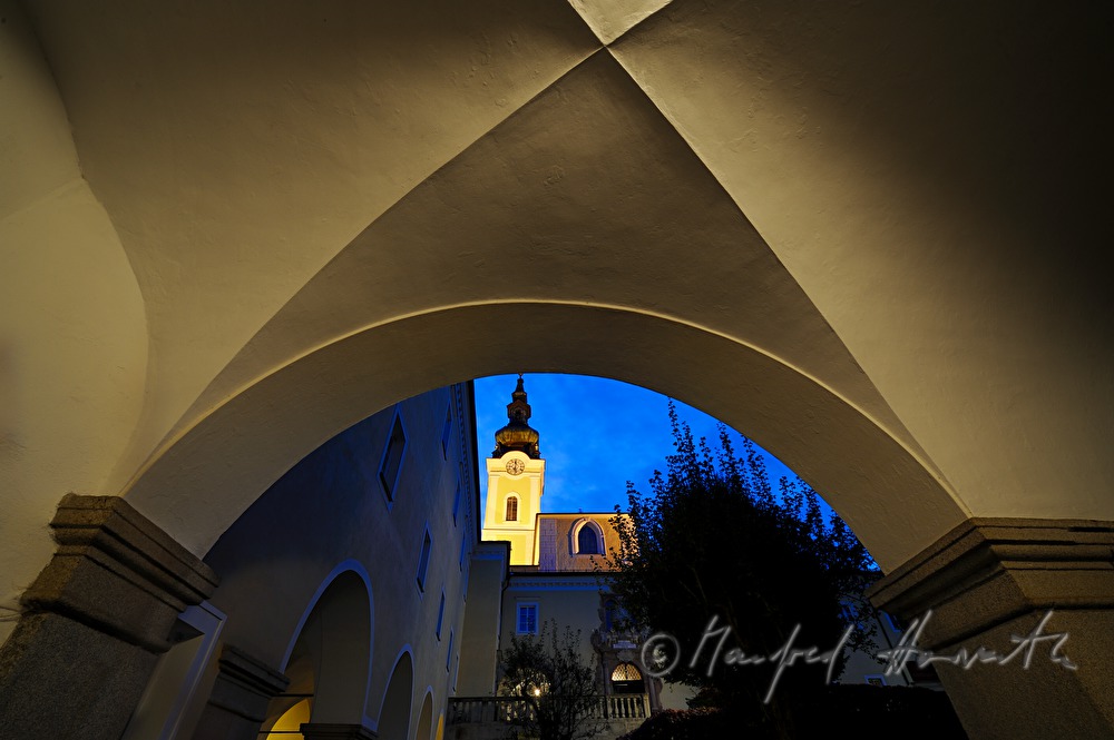 inner courtyard of  the Premonstratensian monastery