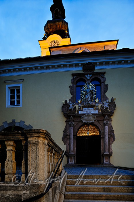 inner courtyard of  the Premonstratensian monastery