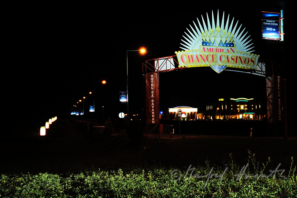 entrance to the casino
