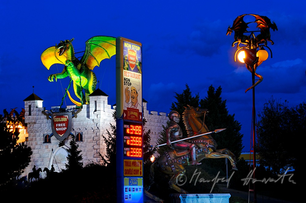 entrance to the theme park