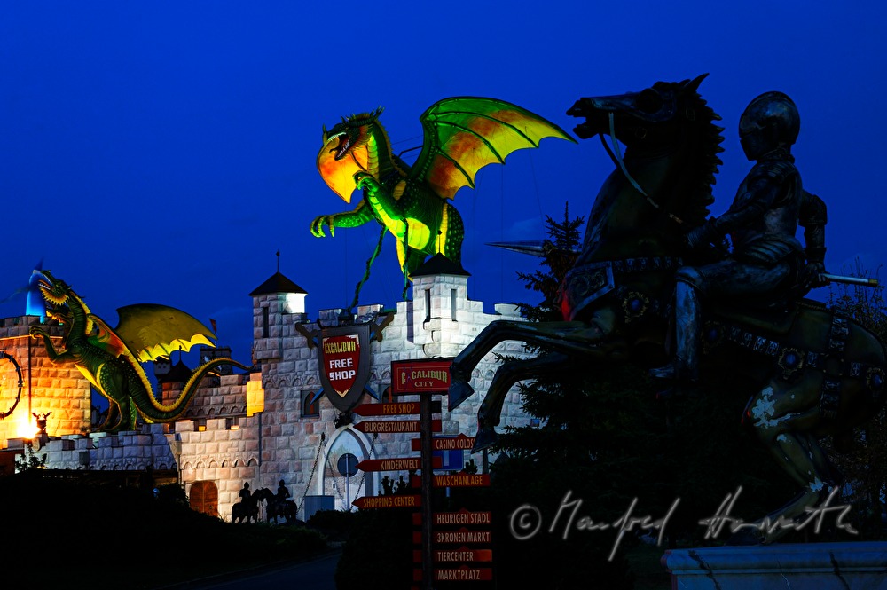 entrance to the theme park