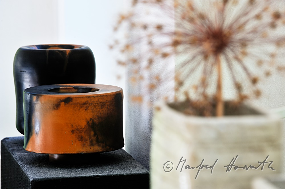 earthenware vessels baked in the fire