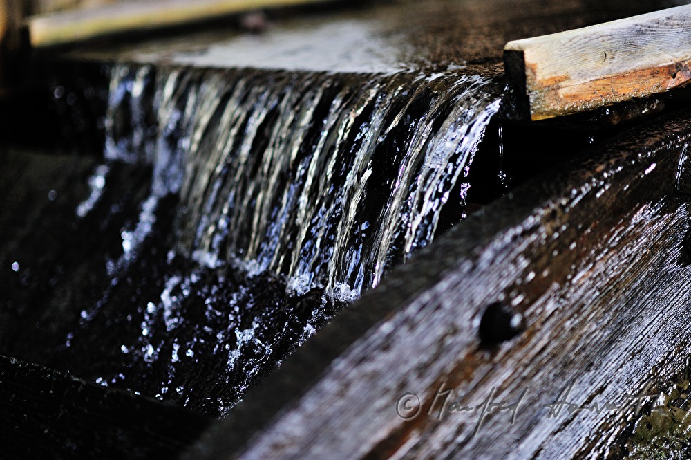 waterdriven blade wheel of the mill