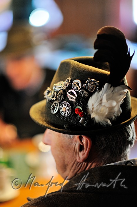rifleman with traditional hat