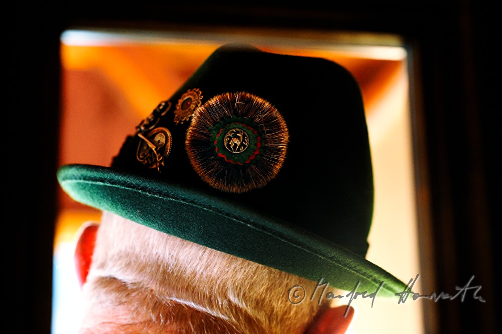 rifleman with traditional hat
