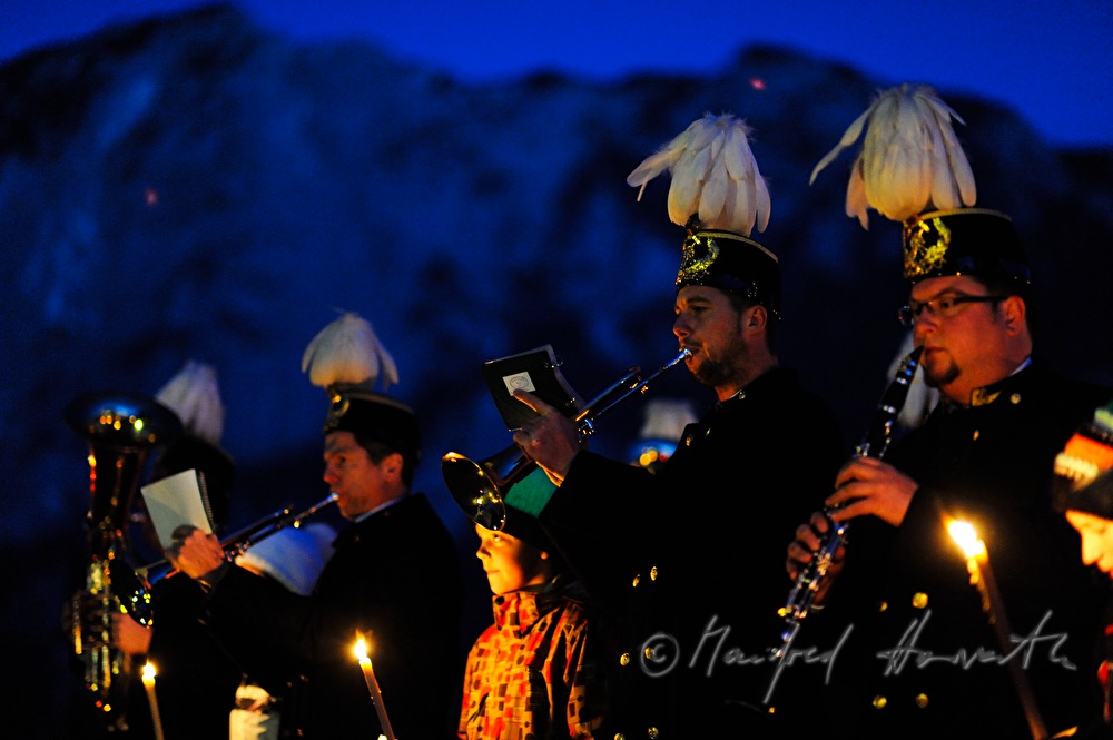 music band of the Salinen Austria performing