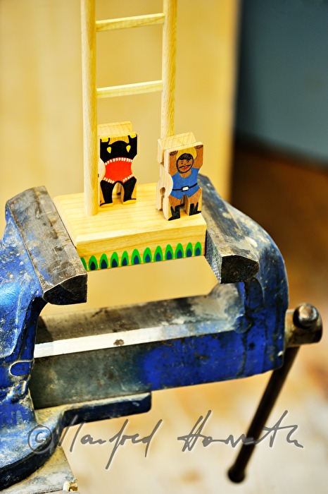 making of wooden toys by Hans WURM
