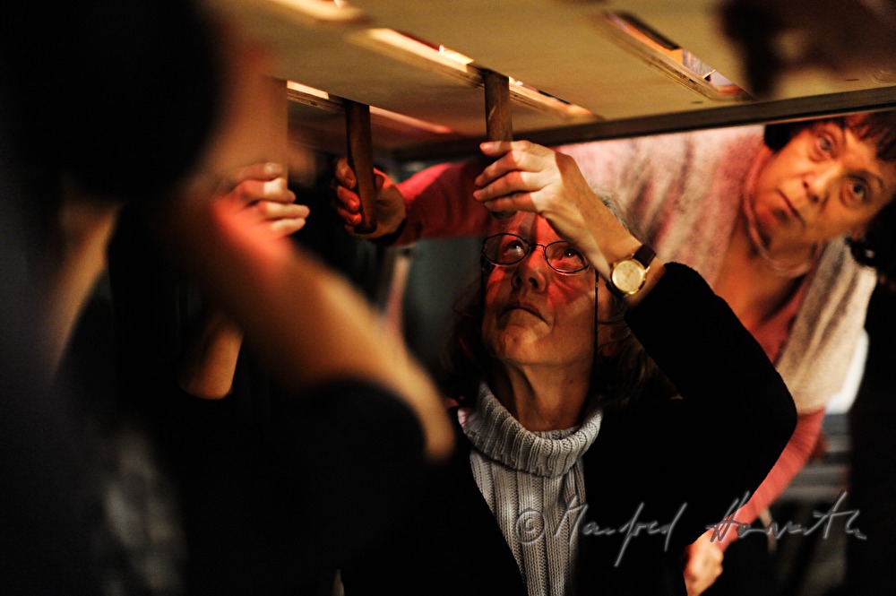 puppet artist at the christmas crib play