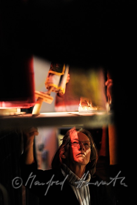 puppet artist at the christmas crib play