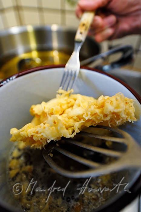deep-frying of 