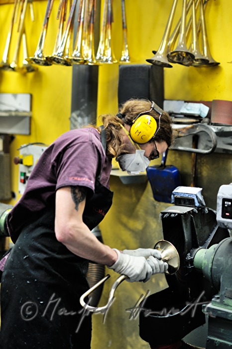polishing trumpets (Model Gansch)
