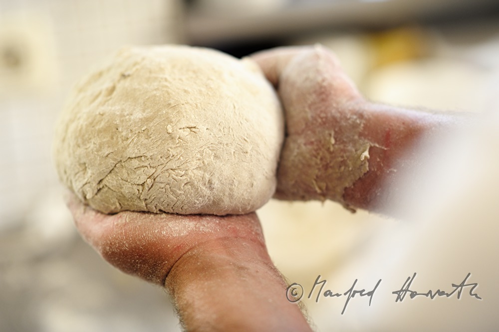 dough for sourdough bread before baking