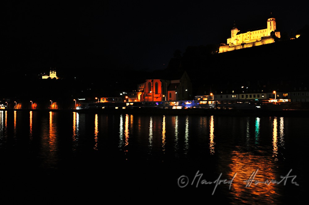 Fortress Marienberg on the rivershore of the Main
