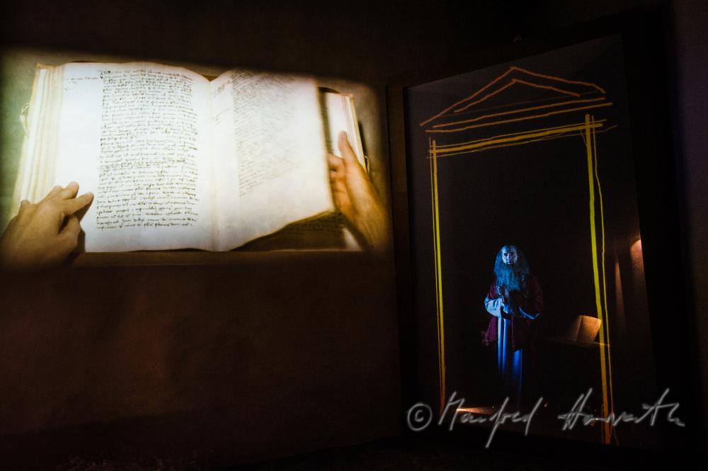 projection of the painting 
