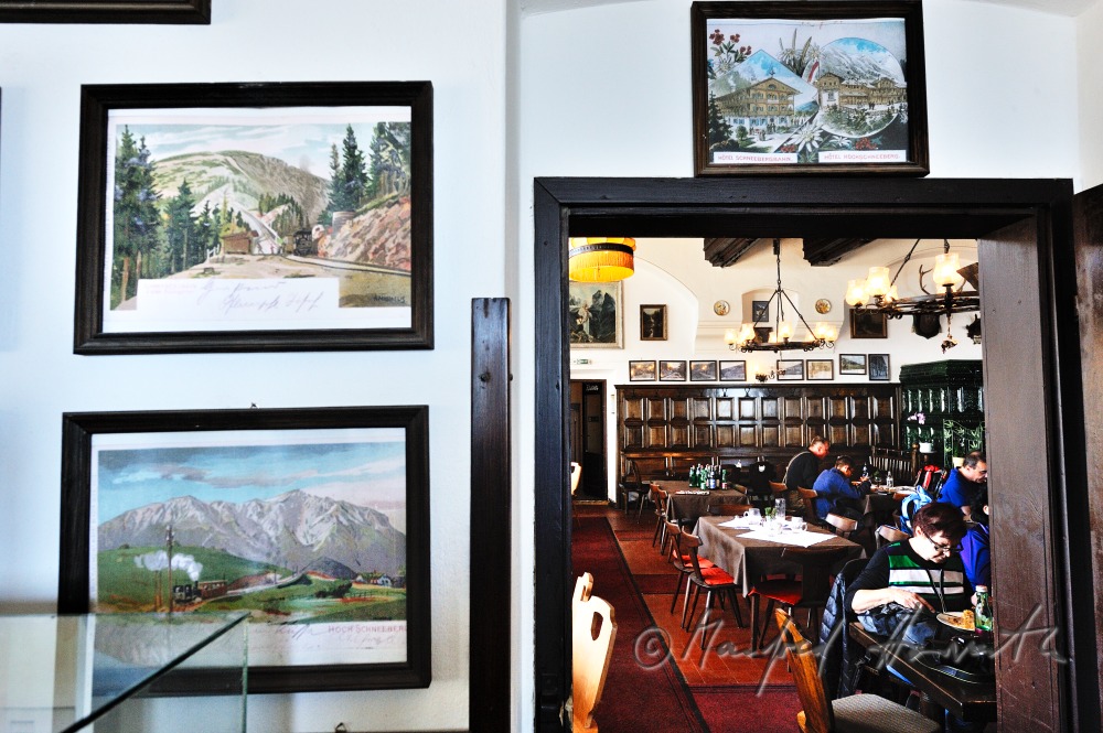 dining room of the restaurant