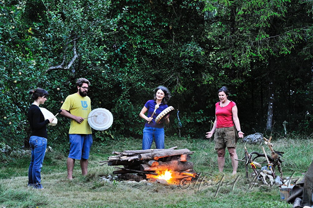 workshop for shamanistic sweat lodge