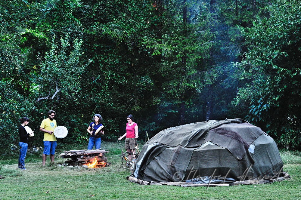 workshop for shamanistic sweat lodge