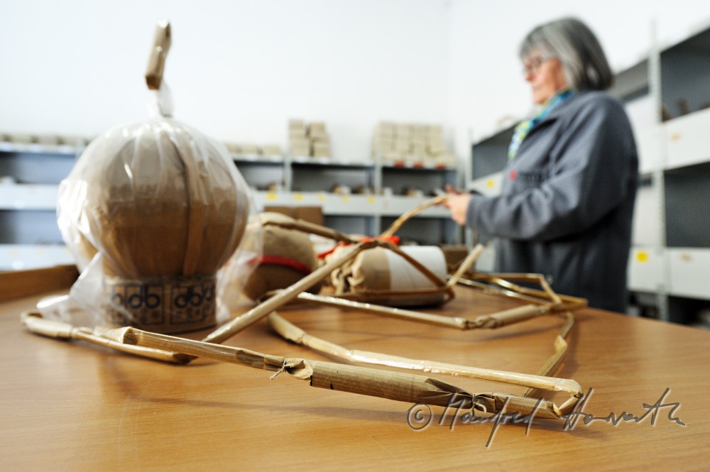binding the igniter cords of the fireworks rockets