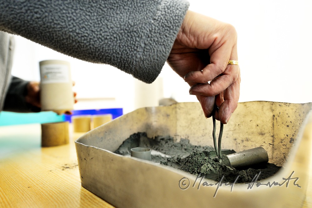 tools for filling fireworks rockets with black powder