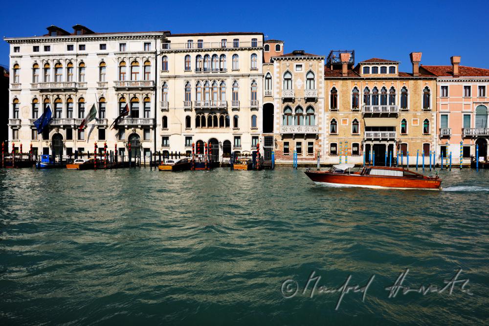 boats on the Canal Grande near San Marco