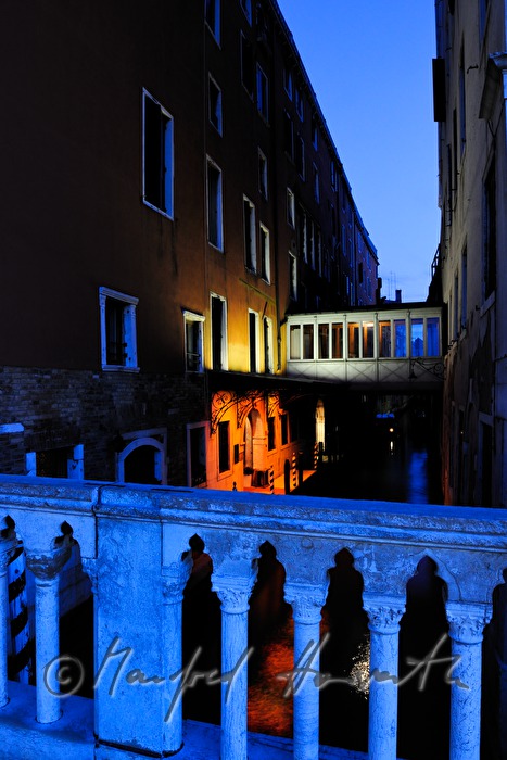 Bridge of Sighs near the Doge's Palace