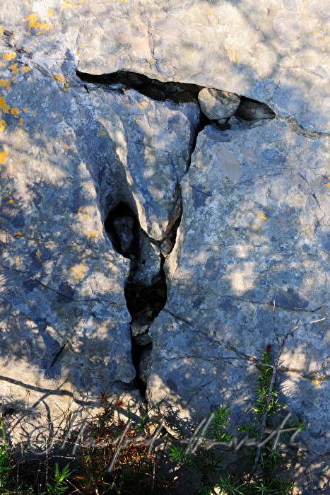 stone formation in a karst rock