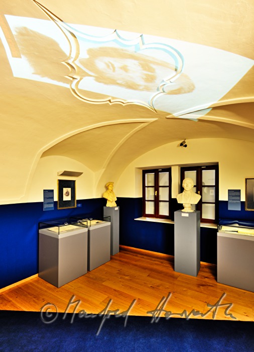 Franz Liszt-projection in the Haydn Museum