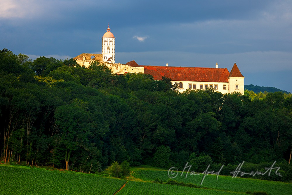 view over the fields from Melk