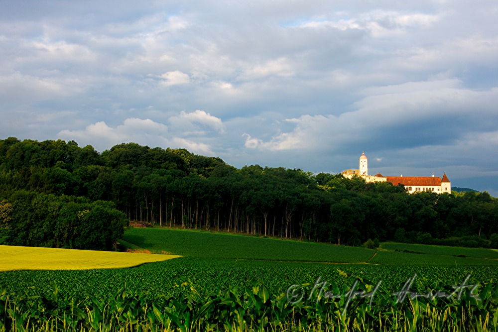 view over the fields from Melk