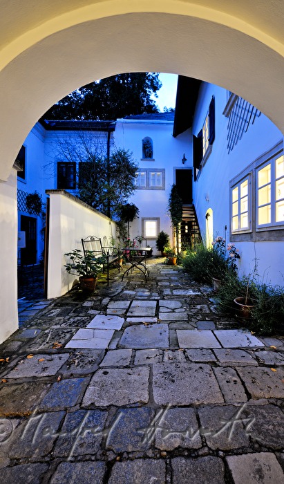 inner courtyard of the Haydn Museum