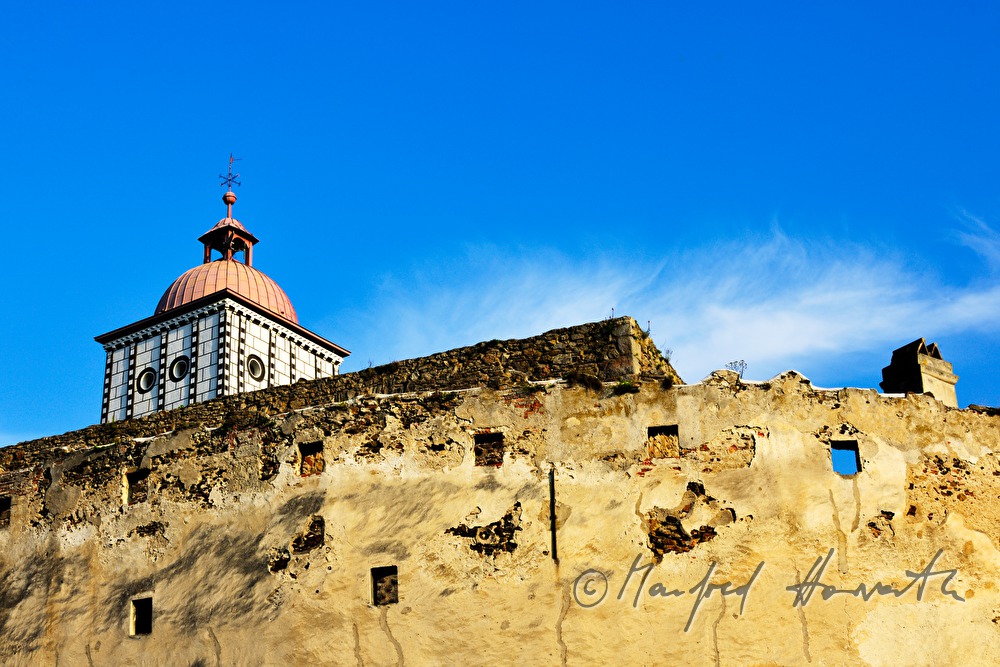 tower and castle wall from the Renaissance period