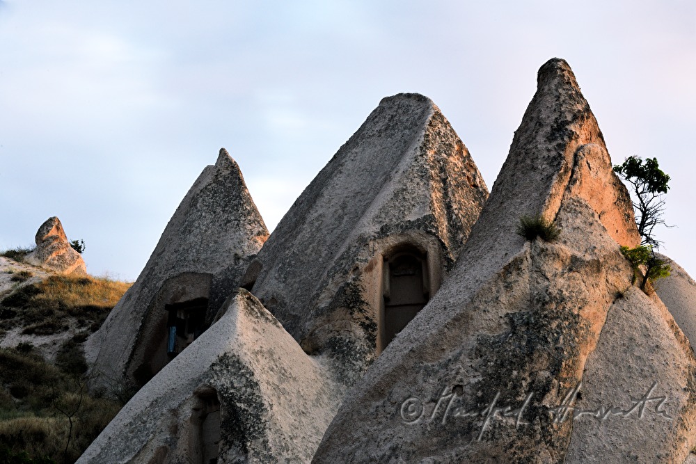 cave dwellings in the tuff