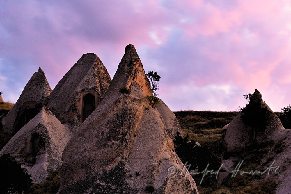 cave dwellings in the tuff