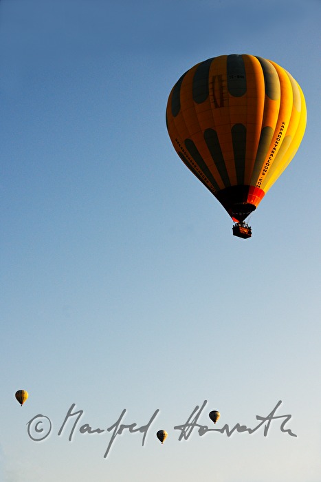 hot-air balloons