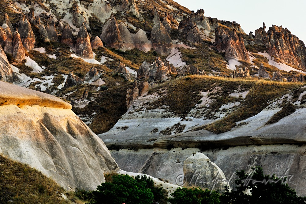tuff rock mountain range