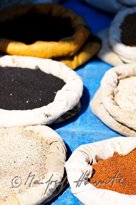 lentils and rice at the farmers market