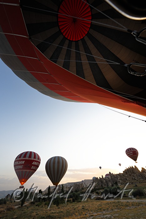 hot-air balloon ride