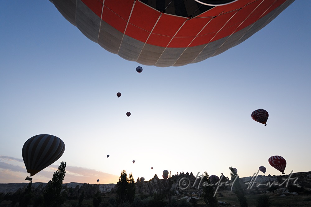 hot-air balloon ride