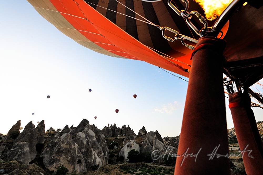 hot-air balloon ride