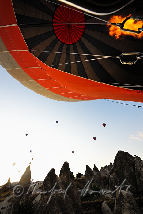 hot-air balloon ride