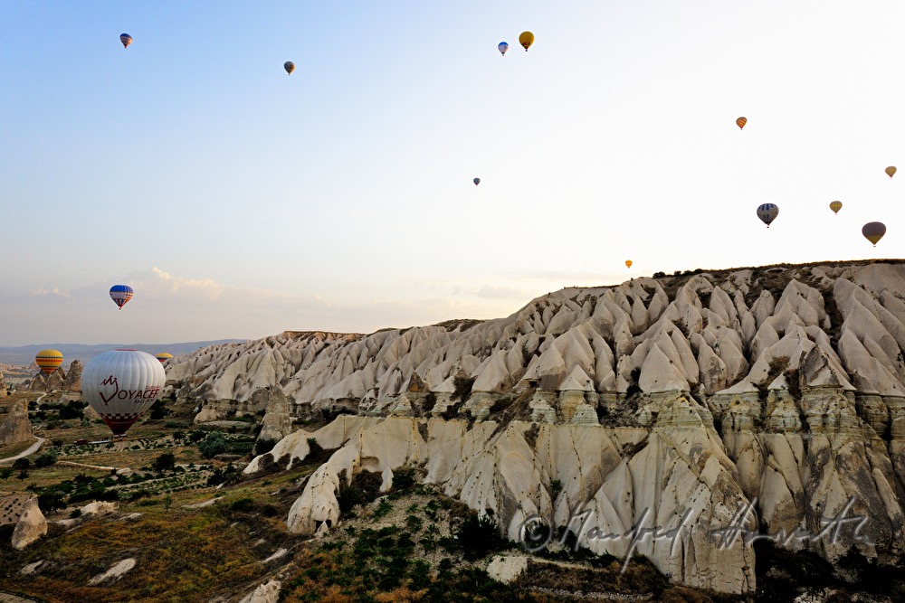 hot-air balloon ride