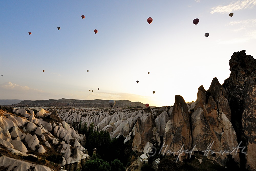 hot-air balloon ride