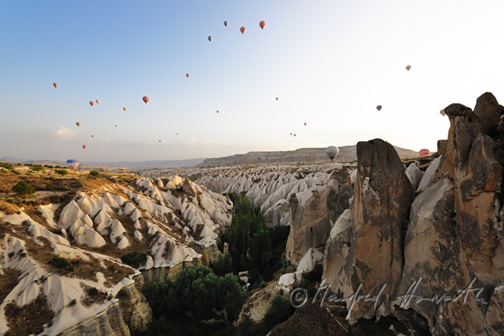 hot-air balloon ride