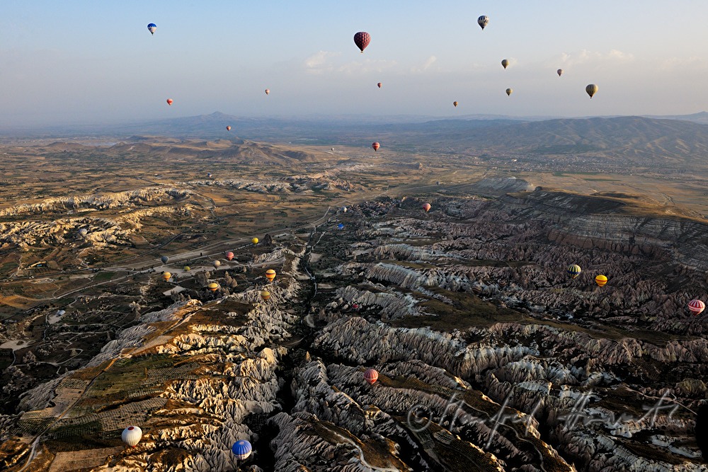 hot-air balloon ride