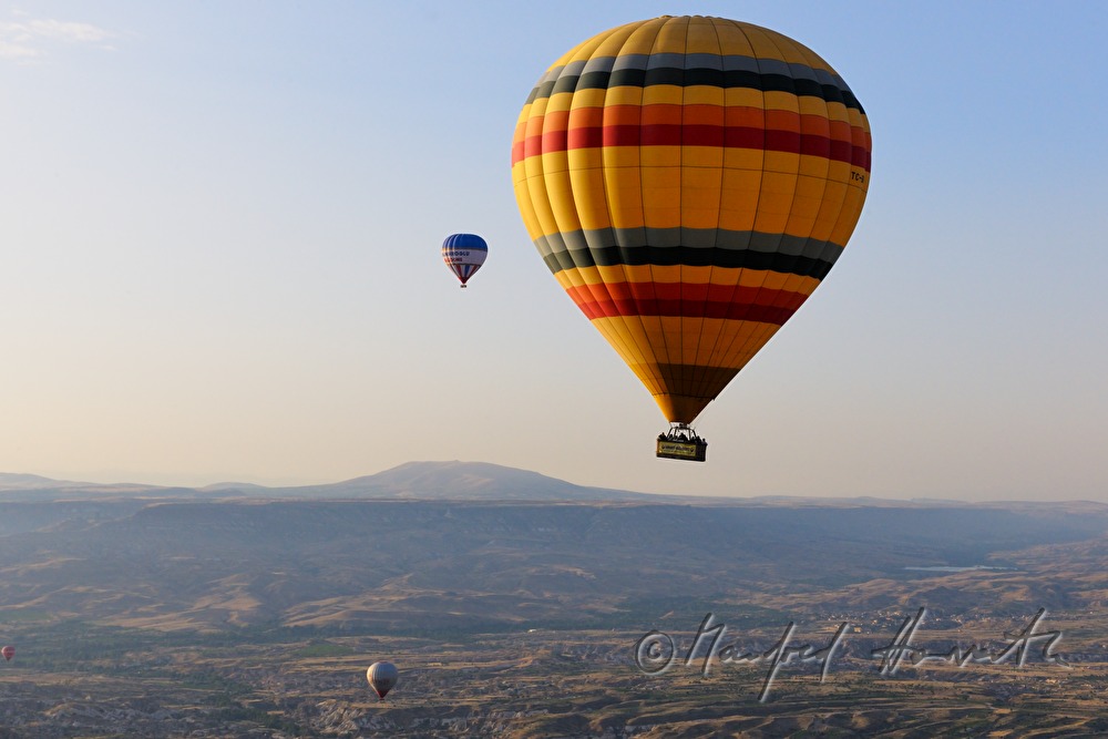 hot-air balloon ride