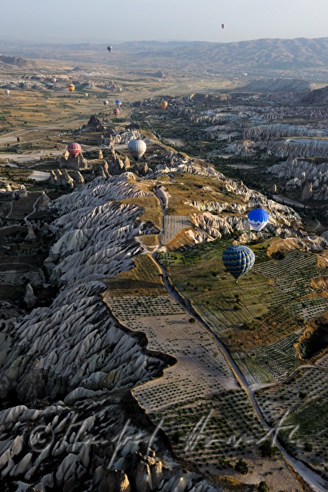 hot-air balloon ride