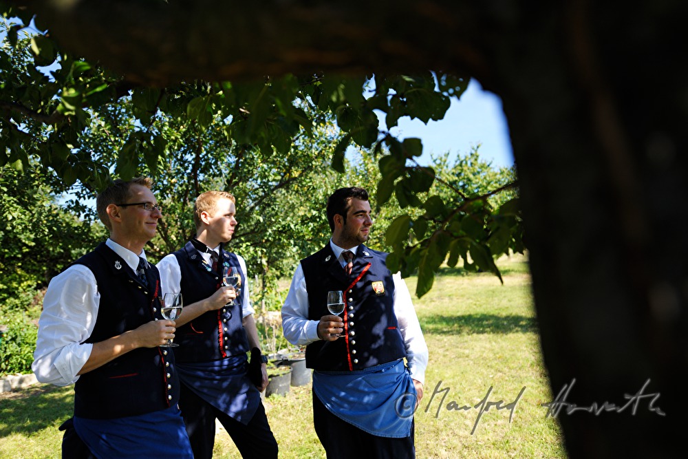folk music band in traditional costumes