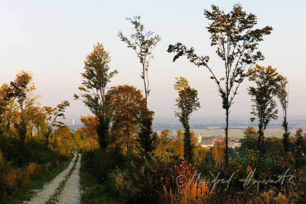 view from the panorama road to the village
