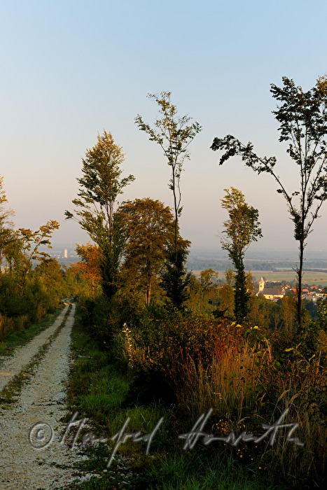 view from the panorama road to the village
